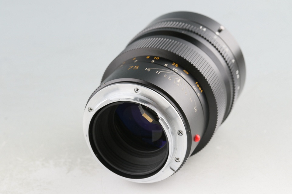 Leica Leitz Summilux-M 75mm F/1.4 Lens Canada Black for Leica M With Box #52319L1